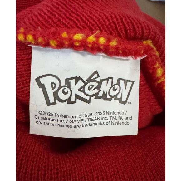 POKEMON PIKACHU Beanie NEW OS Fits Most Youth - Picture 3 of 3